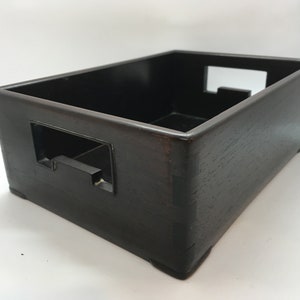 Asian Dovetailed Teak Wood Tray ~ 7 Inches by 5 Inches