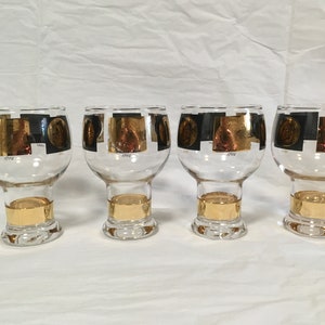MCM 1960&#39;s Federal Glass Coin Pattern Beer Glasses ~ Vintage Barware Drinkware ~ MCM Coin Pattern Bar Glasses (L1)