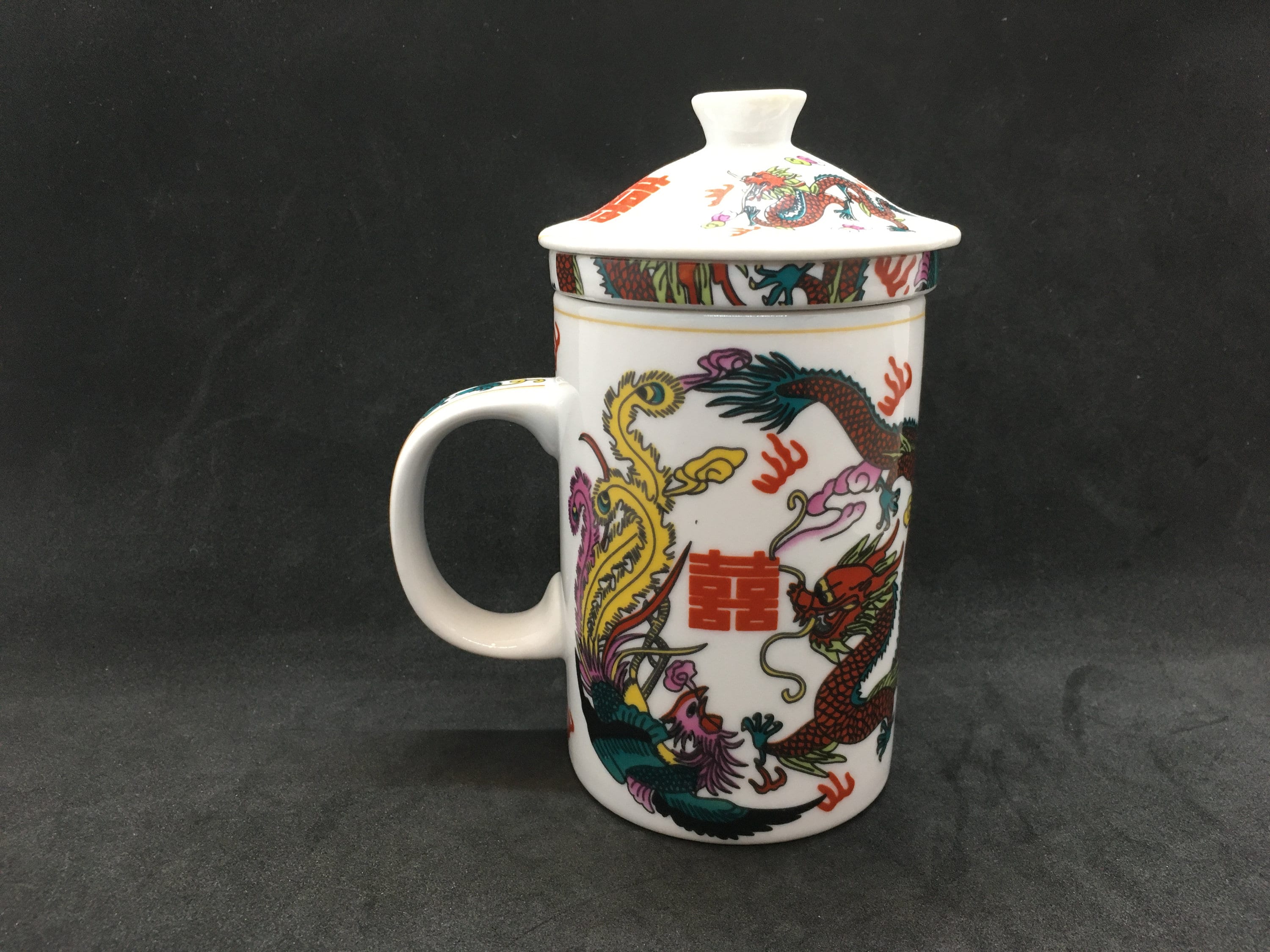 Chinese cup top with lid