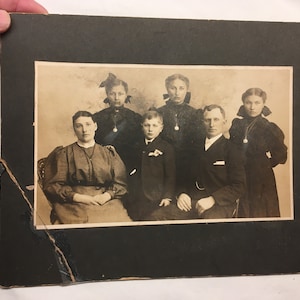 Antique 19th Century Photo of Family