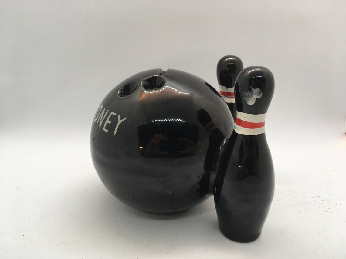 Tilso Japan Bowling Ball Bank Spare Money Bank Bowling Etsy