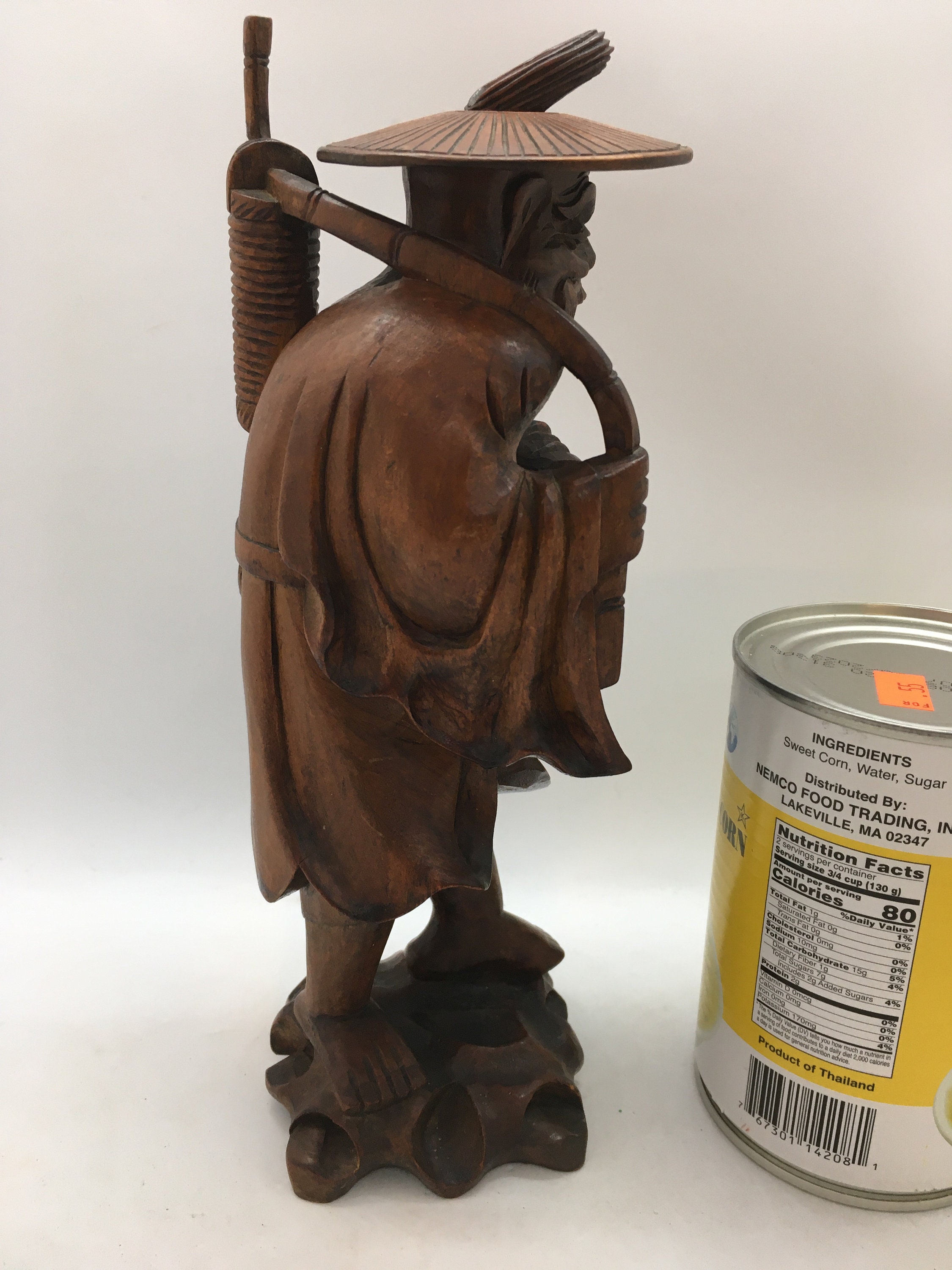 Fisherman, Professions, wood carving, 40 cm, Colored, acquisto
