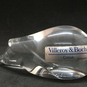 Villeroy & Boch Crystal Hedgehog ~ Signed and Original label (L1)