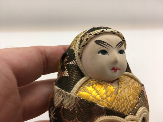 ヴィンテージ 日本の卵型女性人形 ~ 高さ 3 インチ (L1) - Etsy 日本
