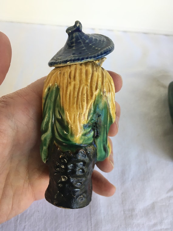 アンティーク中国製泥人形（合計 2 体） - Etsy 日本