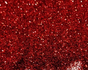 0.3mm Patriotic Red Fine Glitter Pure Color B0308 - American Patriotic Red