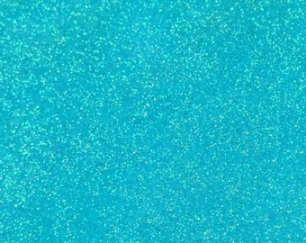 0,2 mm skimrande genomskinlig babyblå glitter C007
