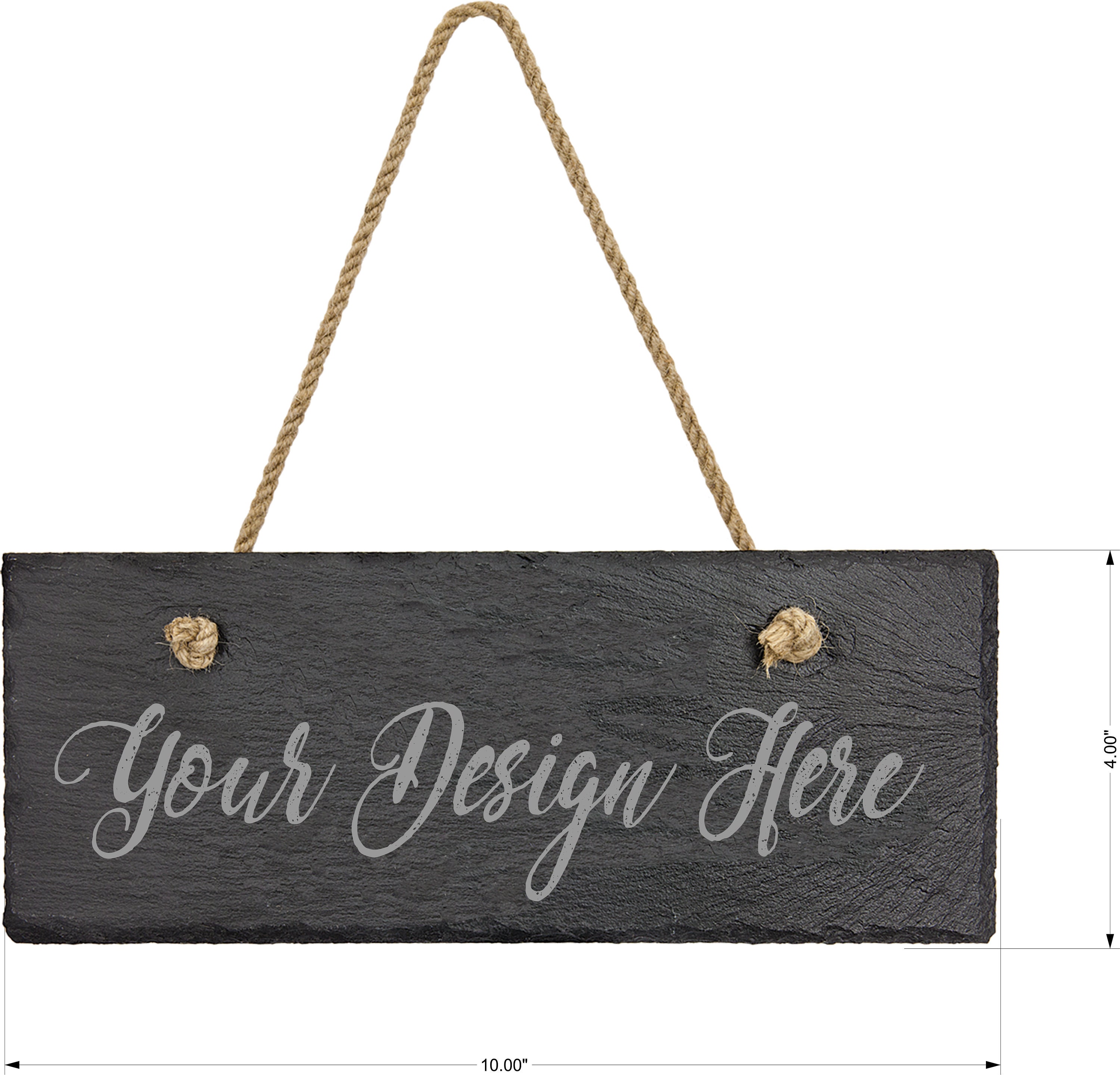Stone Slate. Sign Custom Laser Engraved Slate Signs With Rope Hanger String, Personalized ...
