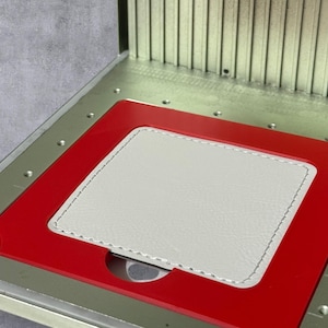 3D Printed  Xtool F1 Paw Jig for use F1 Jig - For JDS Industries 3&quot;x3&quot; Leatherette Patch