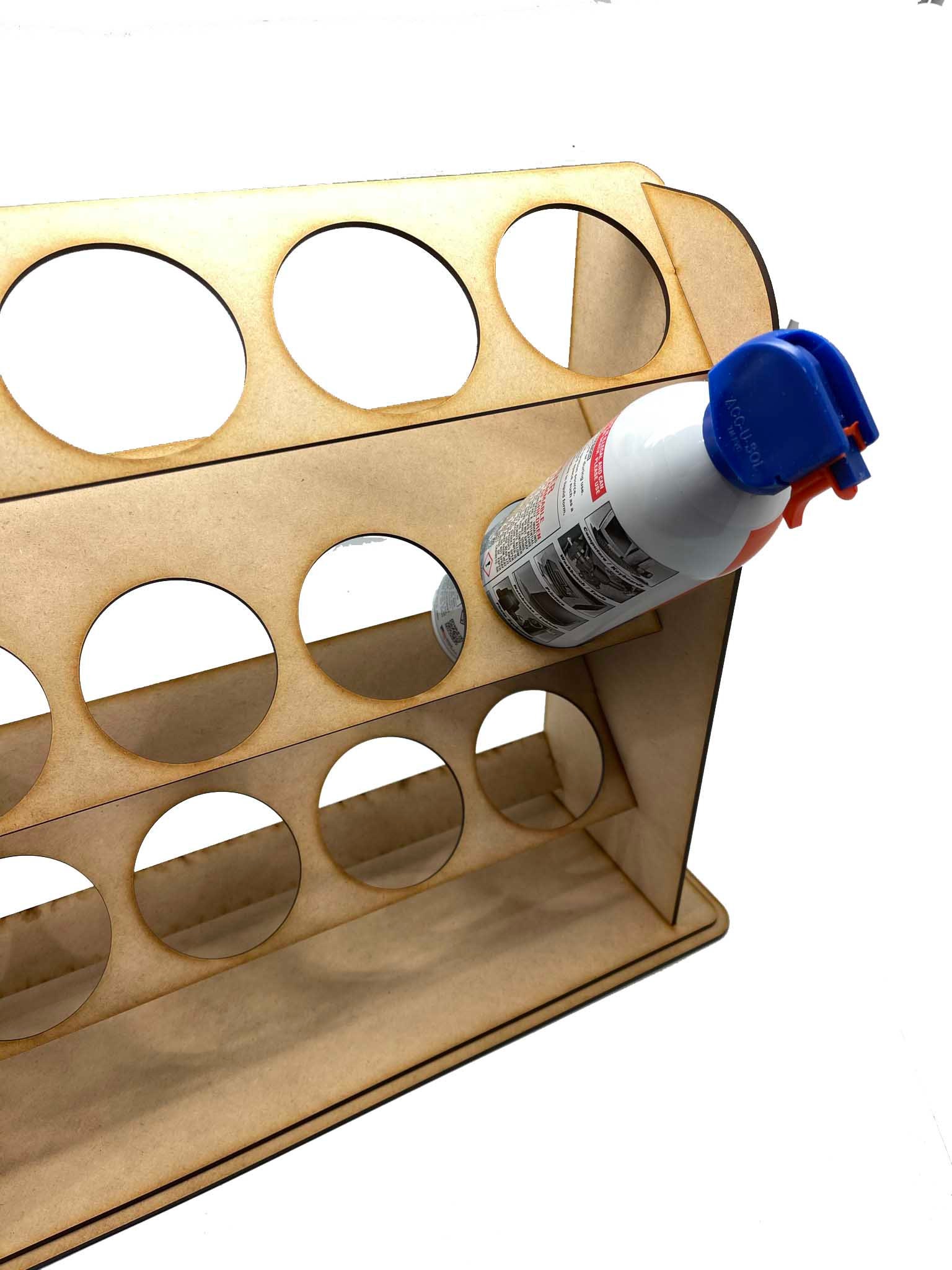 Wood Paint Bottle Rack Organizer for Paint Spray Aerosol Cans - Etsy
