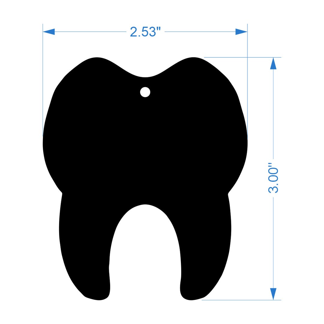 Tooth Acrylic Blank W/svg Keychain Blanks Acrylic Blanks Etsy