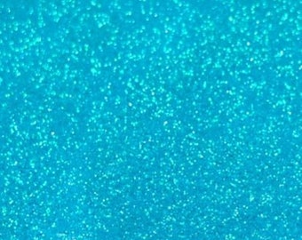 0,2 mm skimrande genomskinligt blått glitter C011