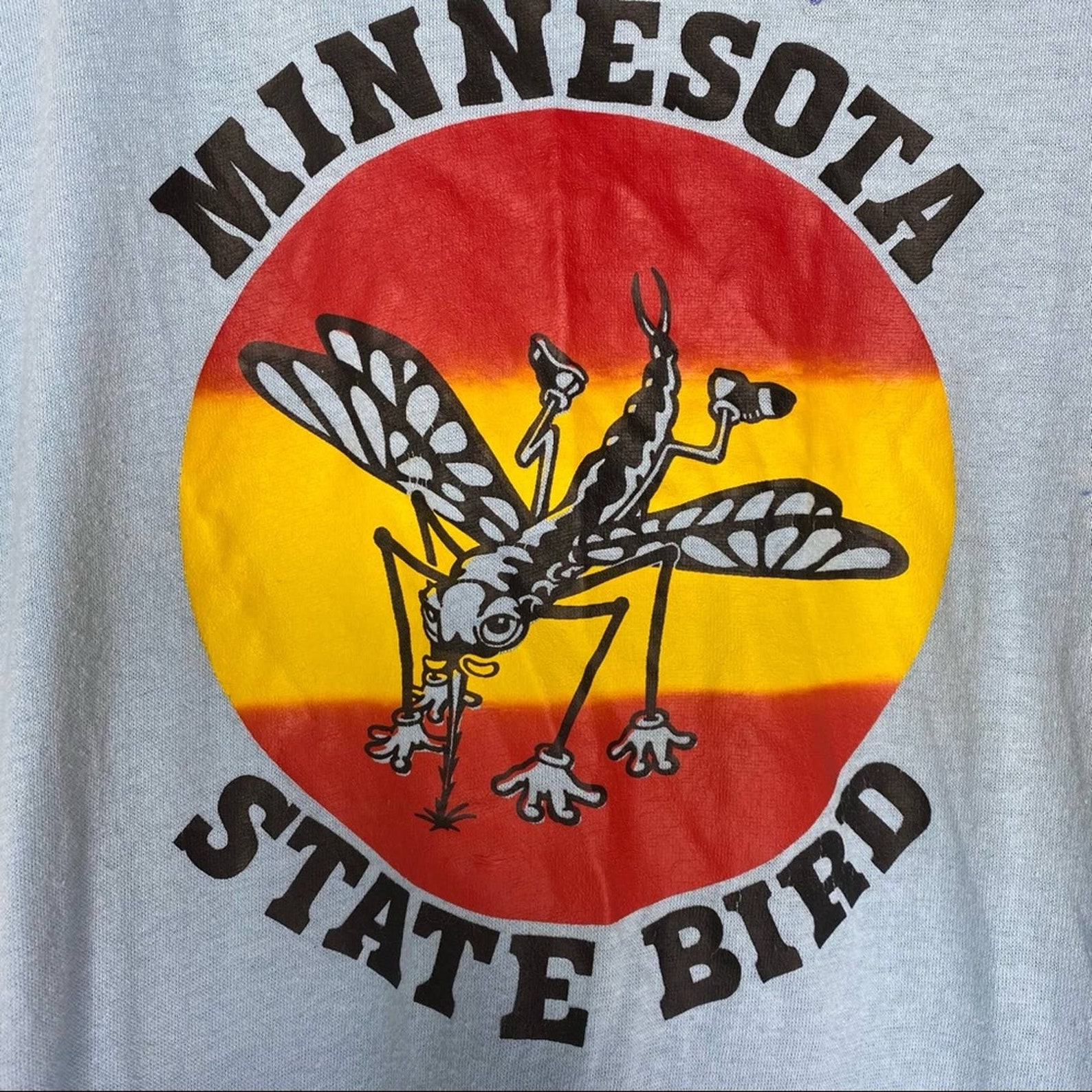 1970s Vintage Minnesota State Bird Mosquito Tshirt Etsy