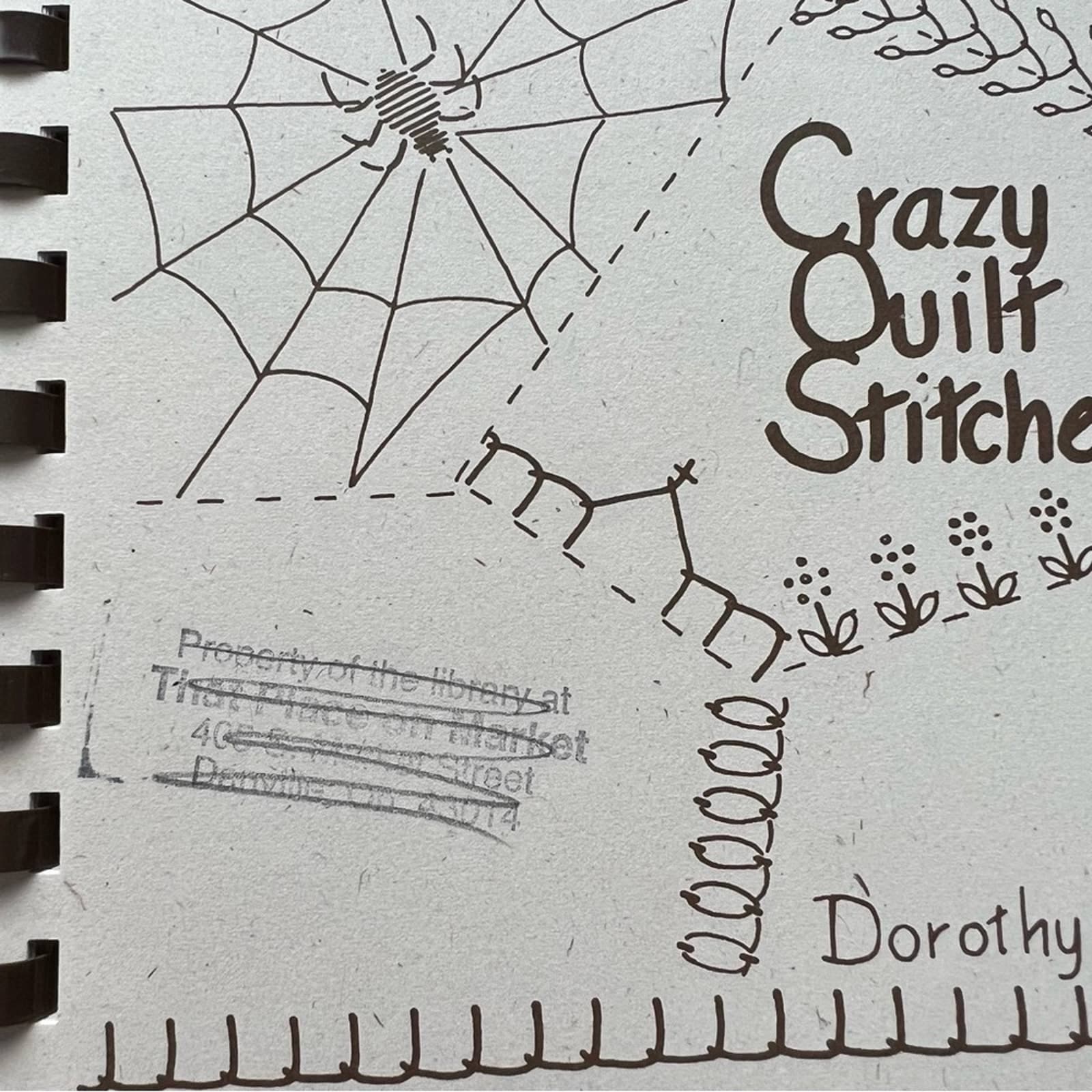 Vintage 1981 Dorothy Bond Crazy Quilt Stitches Book Etsy