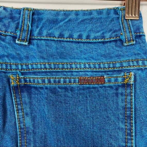 1980s Vintage Sasson Electric Blue Skinny Jeans - image 7