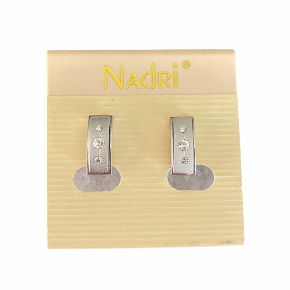 Vintage Nadri Nordstrom Silver Clip Earrings