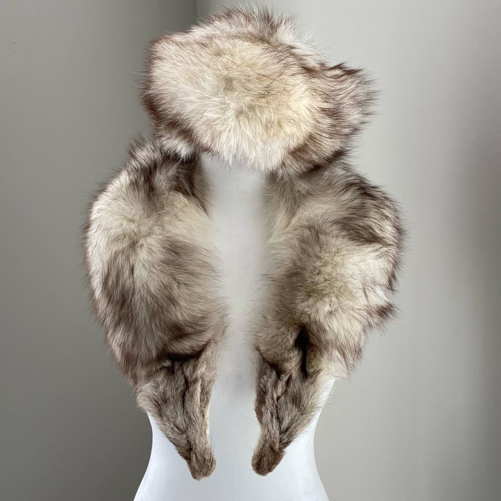 fox scarf with head