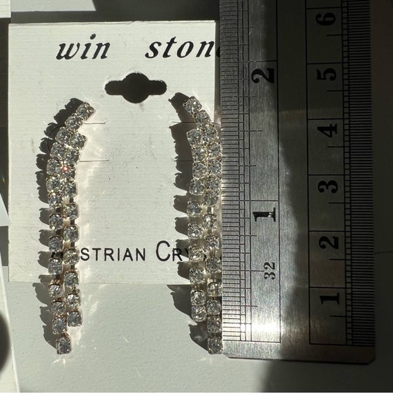 90s Wholesale Austrian Crystal Dangle Earrings Fo… - image 3