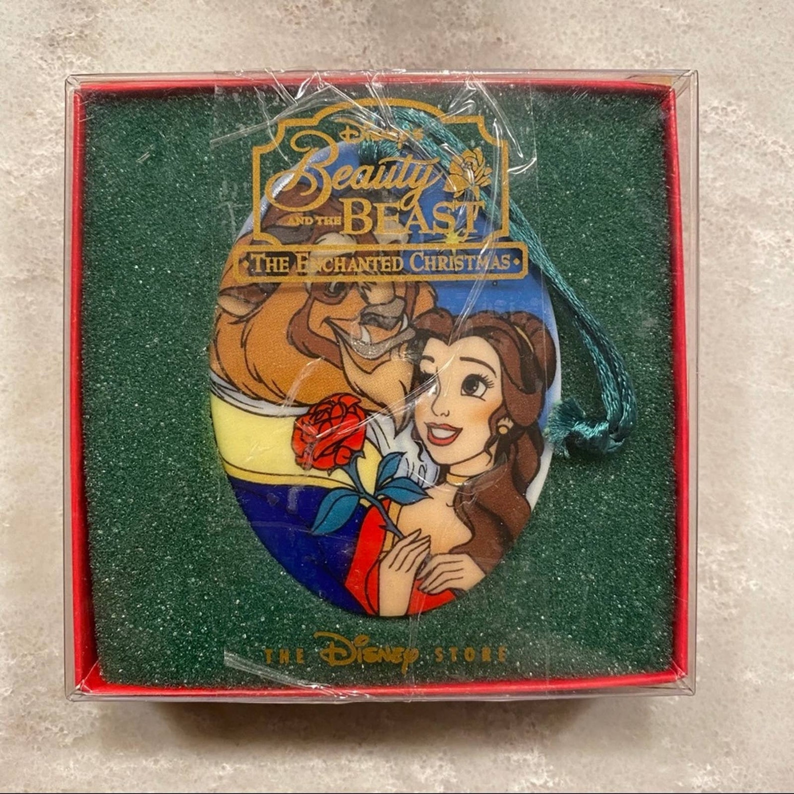 Vintage 1997 Disney Beauty and the Beast ornament | Etsy