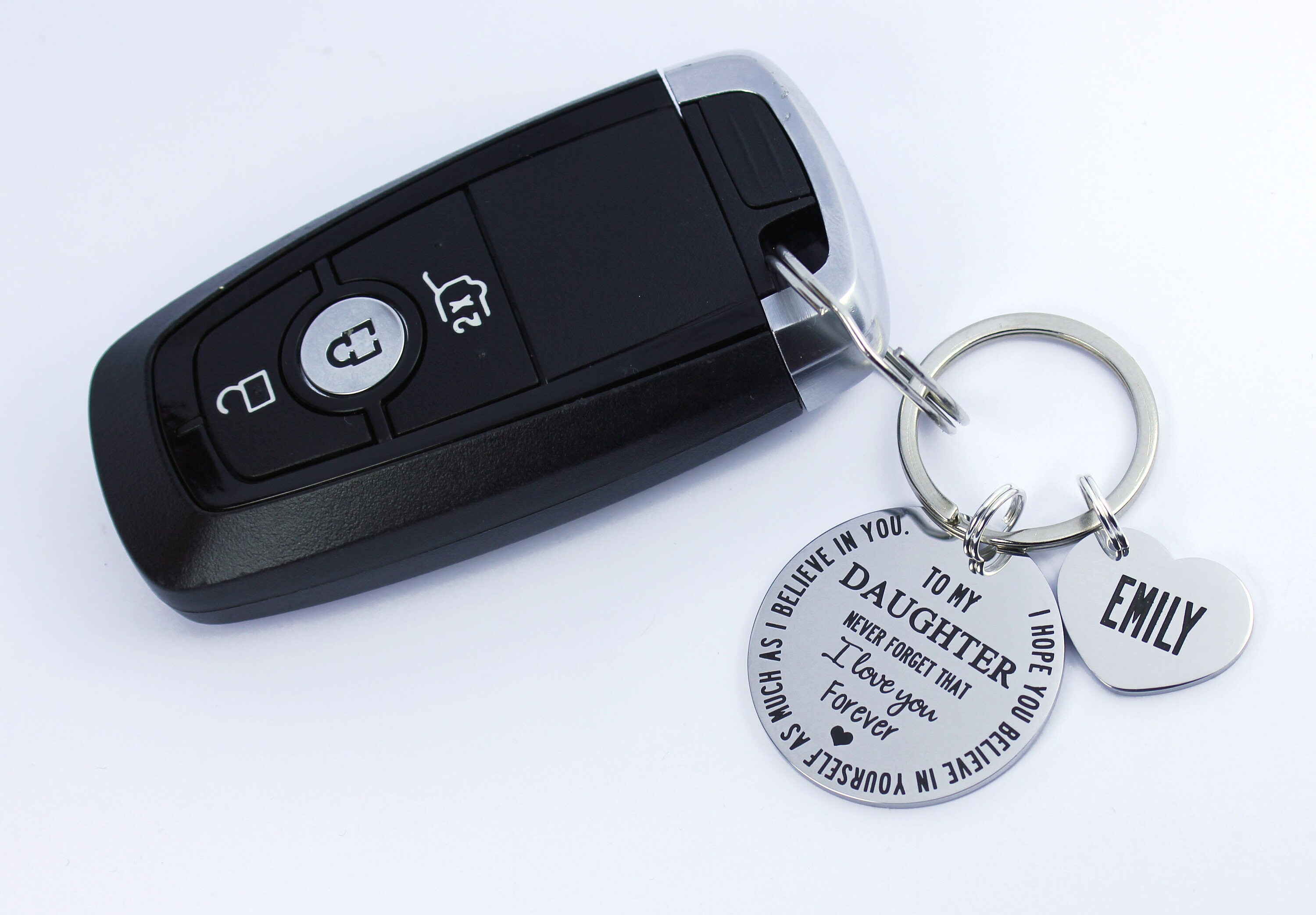 Gift for Daughter Believe in yourself Keyring for Daughter Etsy