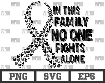 In This Family No One Fights Alone Melanoma Skin Cancer Aware May svg eps png sublimation graphics for vinyl cricut cutter download