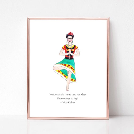 Frida Kahlo Frida Kahlo kaart Kahlo citaat Frida | Etsy Nederland