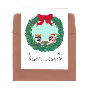 Weihnachtskarte, Weihnachtskarte Vogel, Meisen Weihnachtskarte, Herzliche Wünsche-Karte, Meisen Weihnachtskarte, Vogel Weihnachtskarte, Meisen, Weihnachten