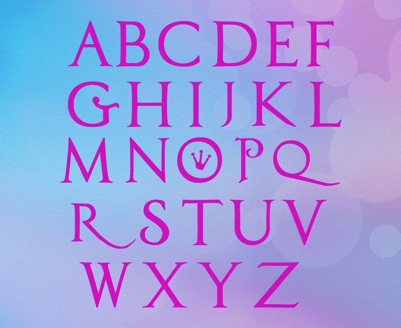 Download Princess and the Frog font Vector. Cutting FIles. .eps ...