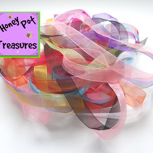 3 &#39;doppeltes schieres RIBBON nur für RIBBON WANDs, Ersatz, Tausch, Hinzufügen zum Zauberstab von Honey Pot Treasure Shop für Jubel, Tanz, Lob, Spaß