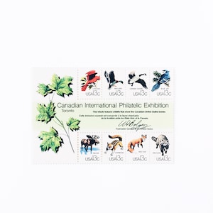 Vintage American Wildlife Stamps