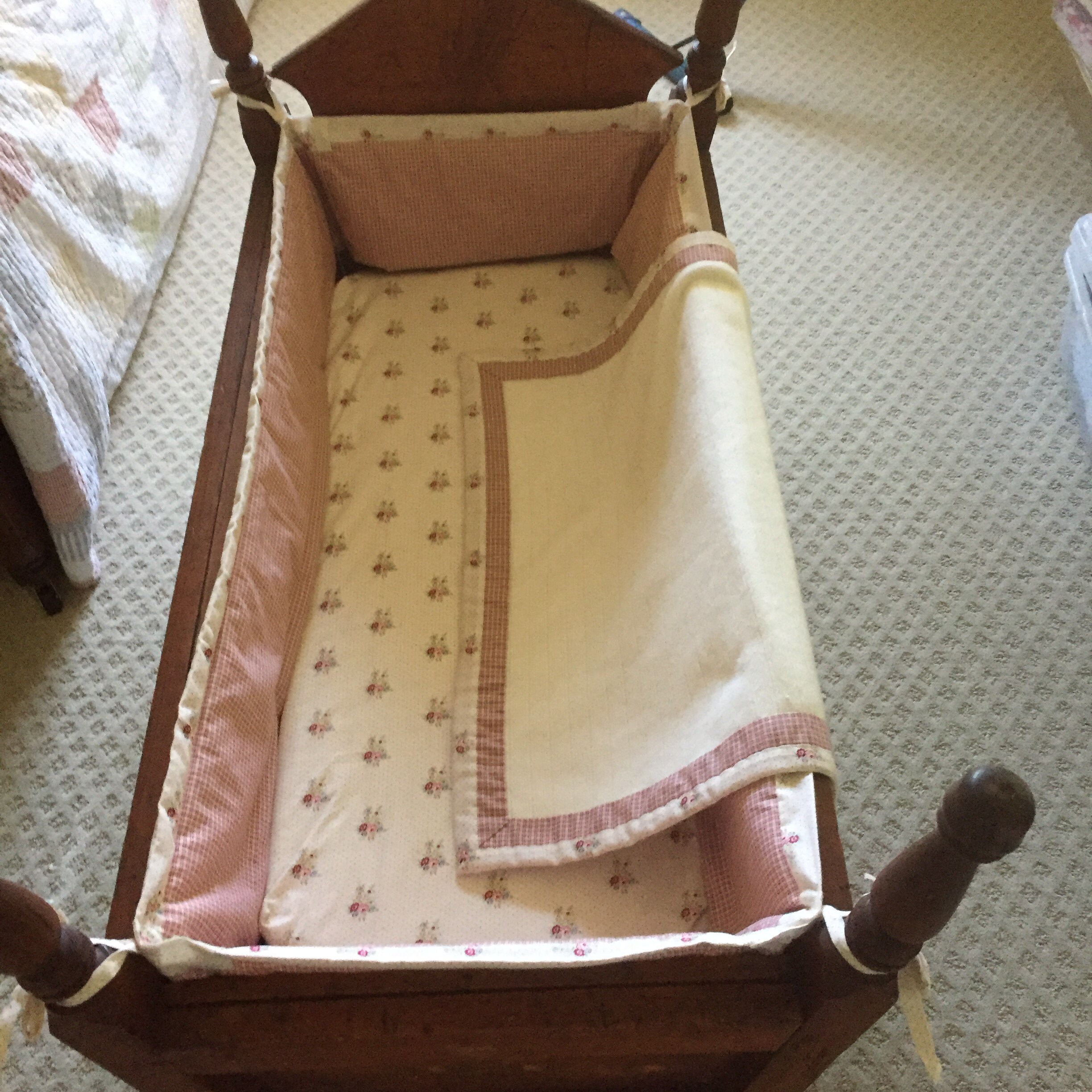 antique cradle safety