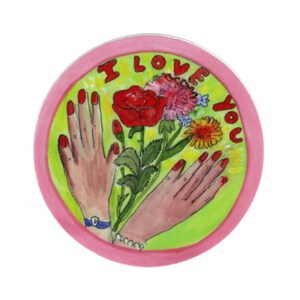 Sticker I LOVE YOU - le complément parfait à n'importe quel cadeau