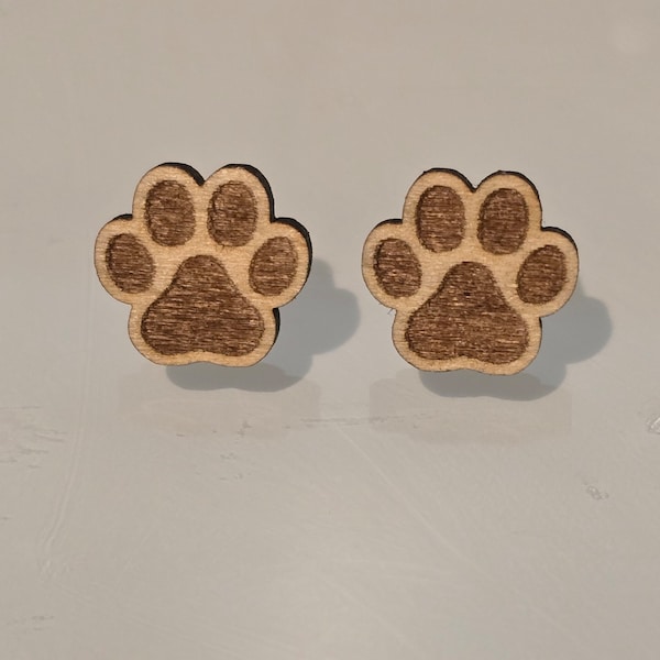 Paw Print earrings