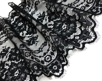 Lace Band 8 3/8 Wide Lacy Elegance Stretch Lace , Galloon Double