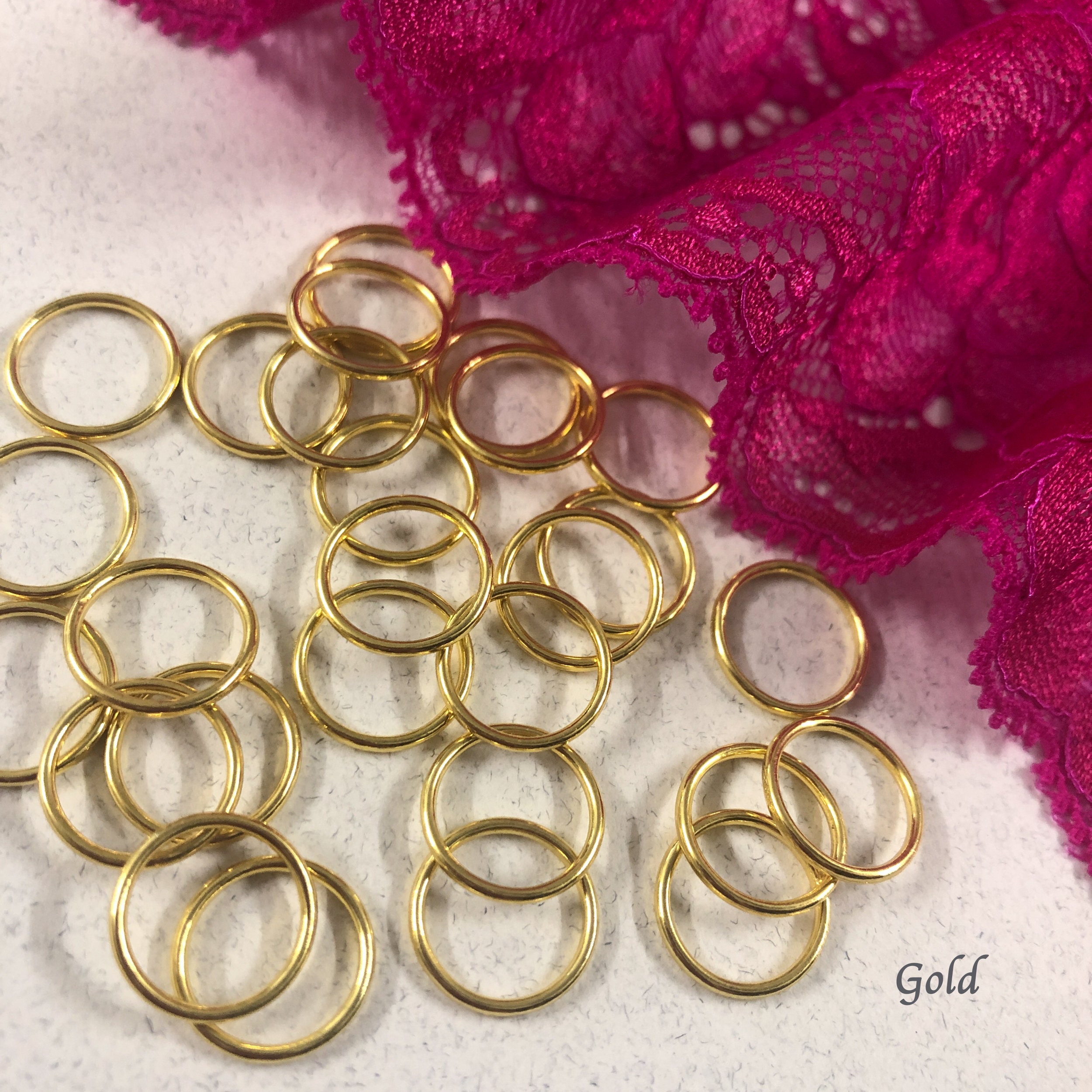Bra Strap Ring set of 12 pieces 1/4 3/8 and Etsy