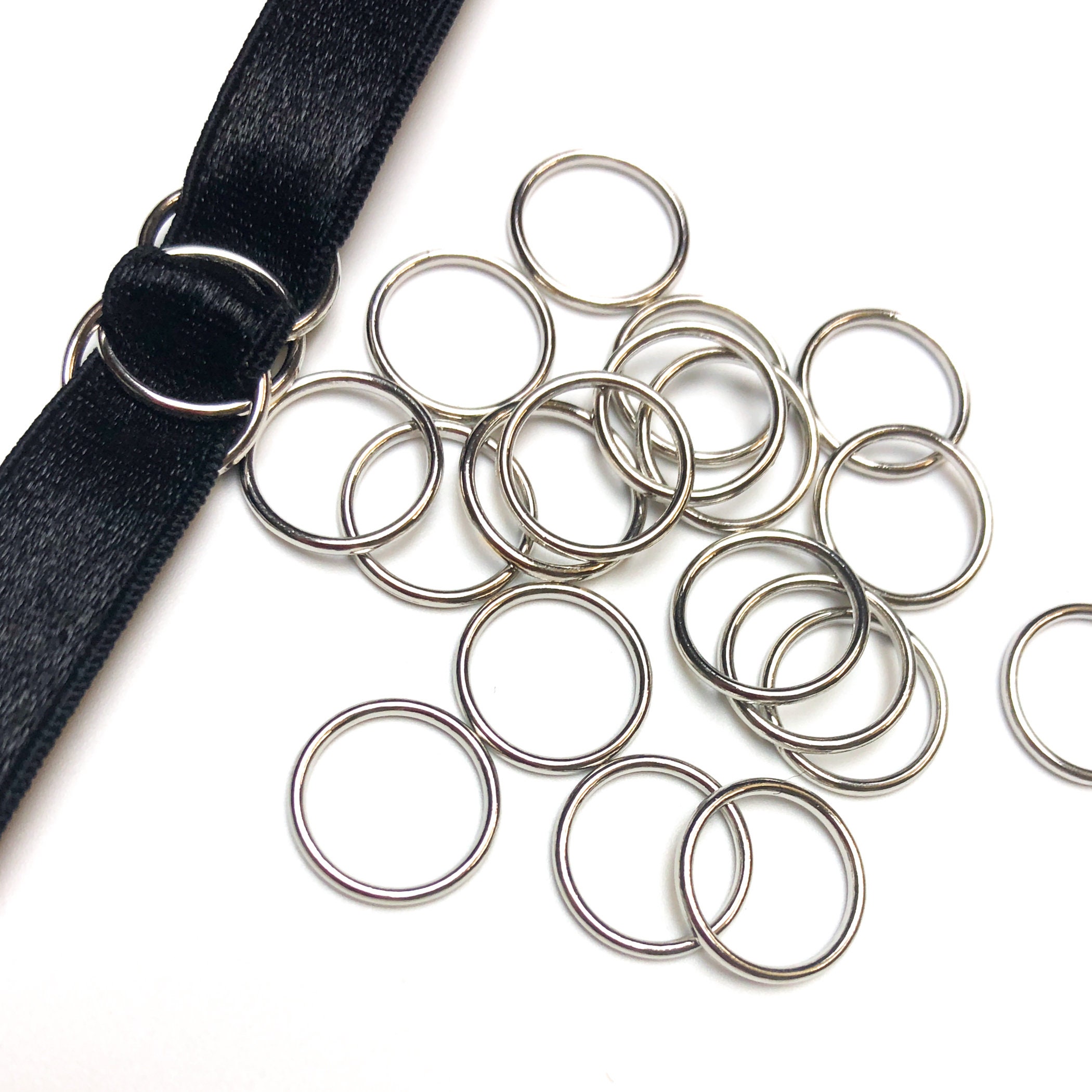 Bra Strap Ring set of 12 pieces 1/4 3/8 and Etsy