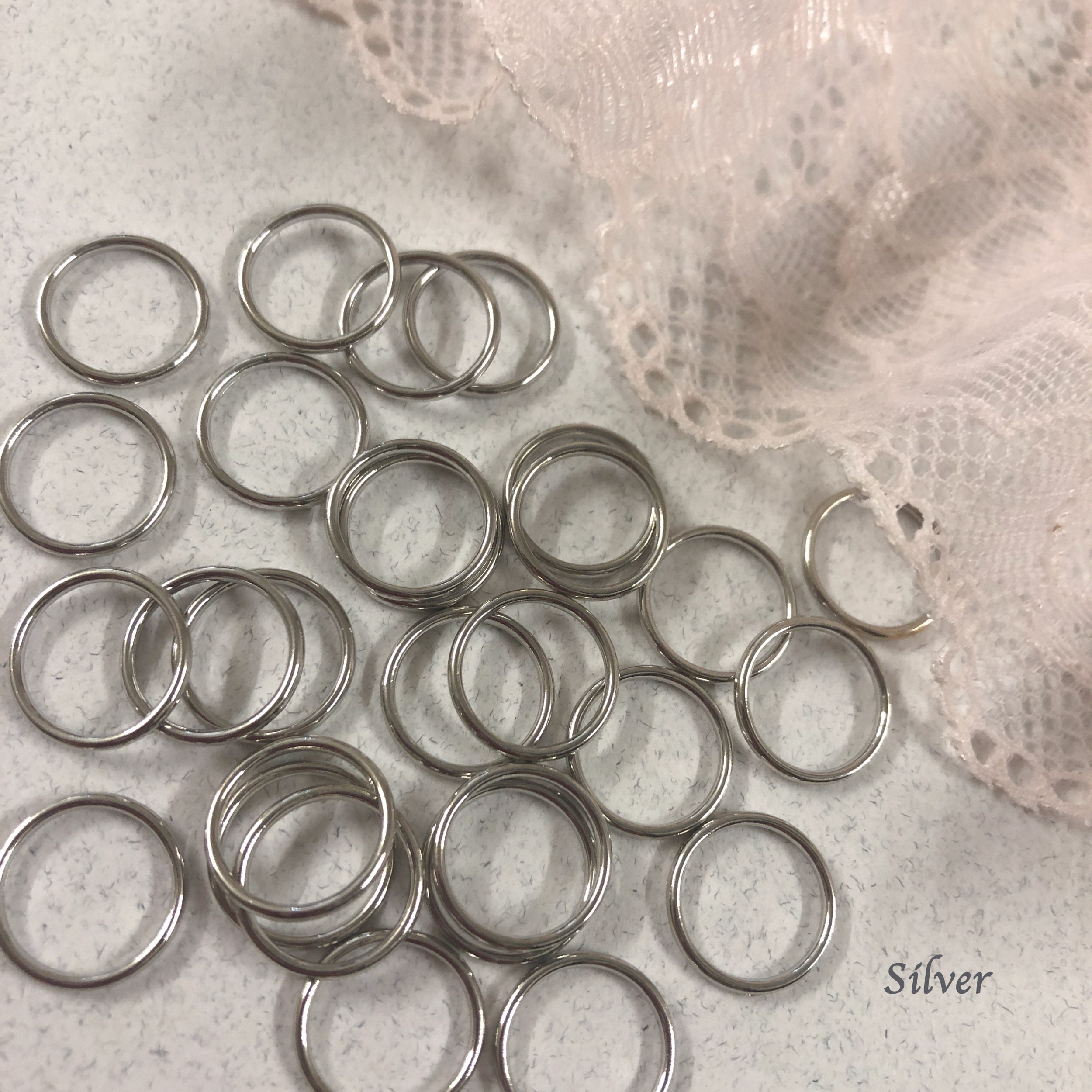 Bra Strap Ring set of 12 pieces 1/4 3/8 and Etsy