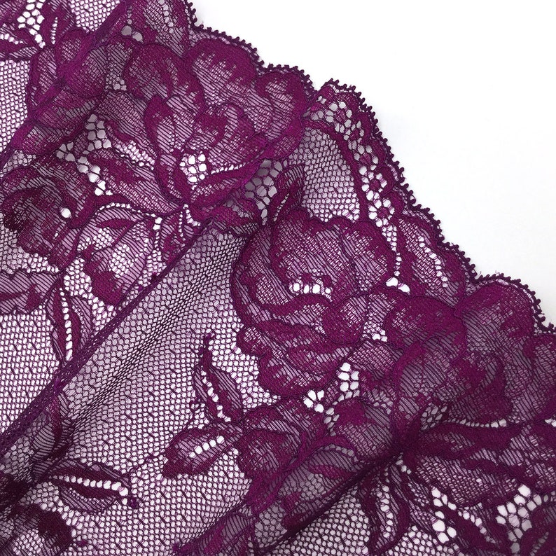 1 Yard of I'm So Gorgeous Stretch Lace Galloon double | Etsy