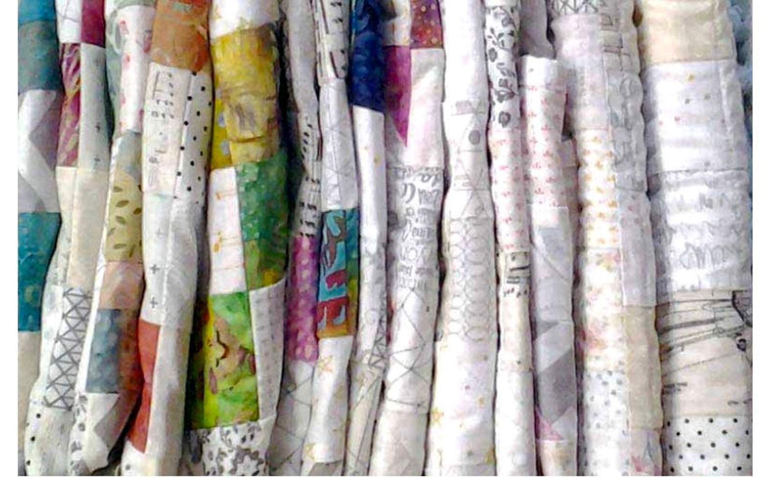 LOW VOLUME Scrap Fabric Bundle Fabric Scraps Quilting Scrap Etsy