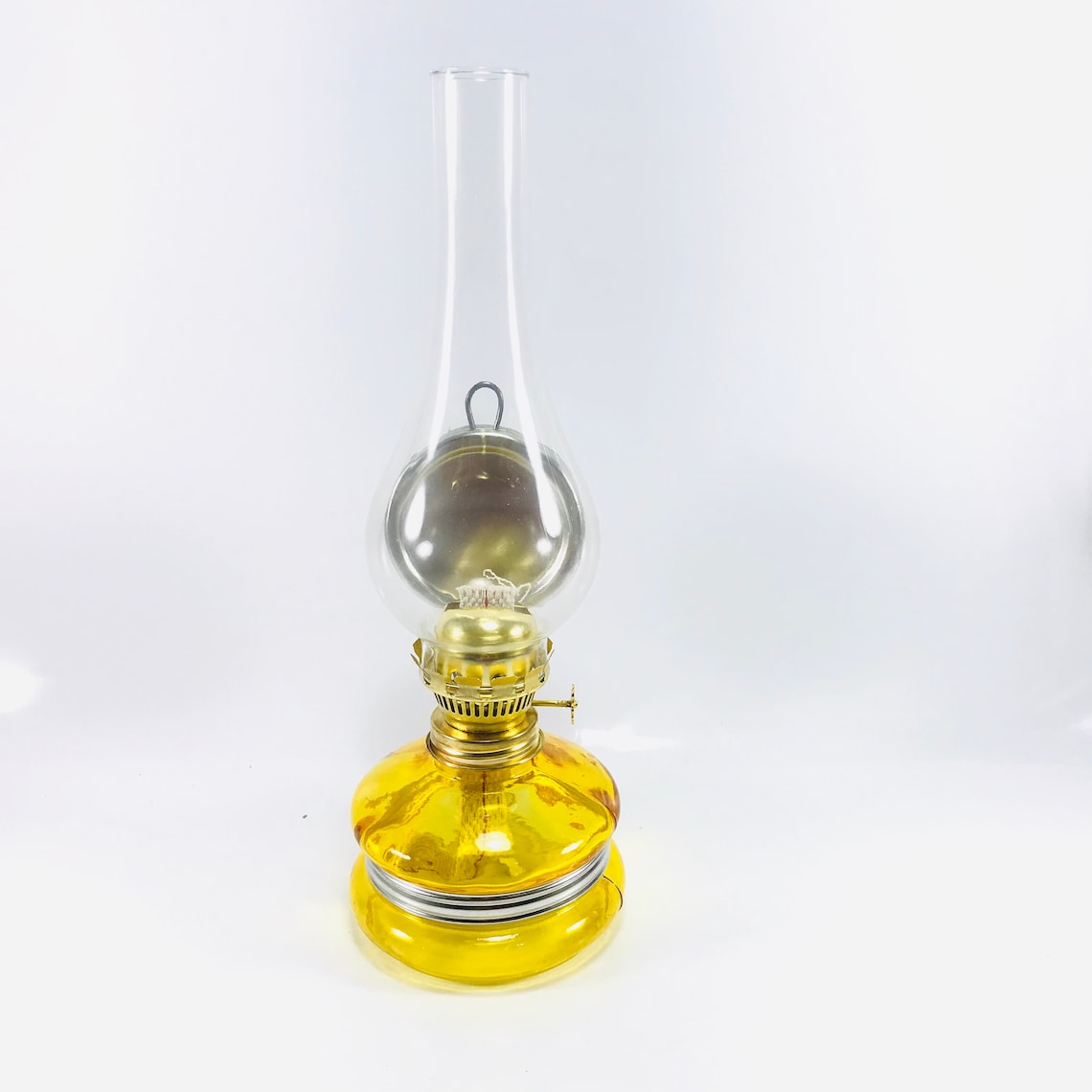 Öllampe Kerosinlampe Glasöllampe große Öllampe Etsy