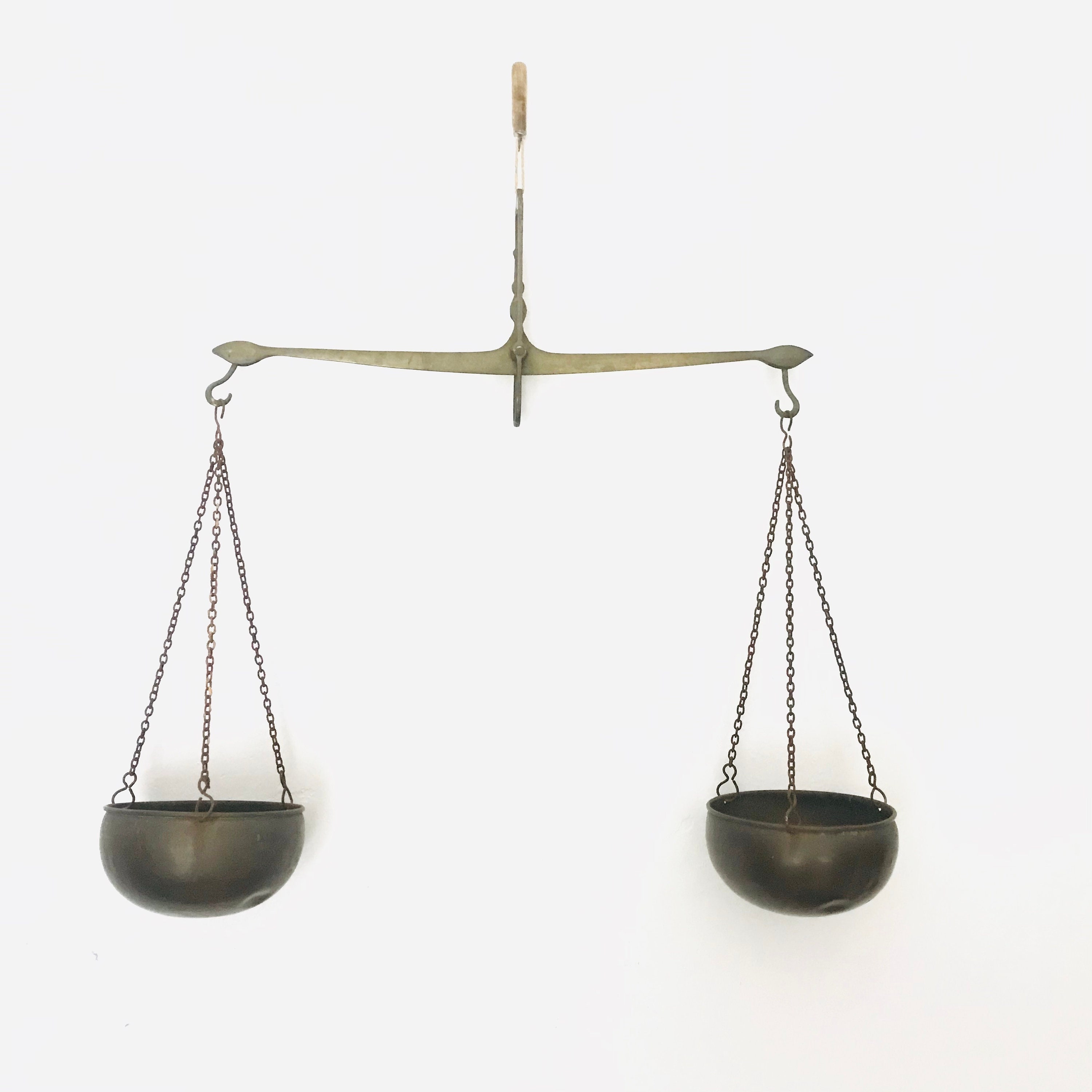 Antique Scale Balance Hanging Balance Scale Photo Studio Etsy