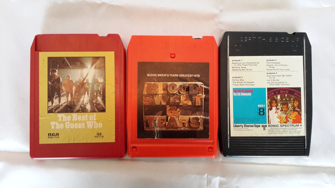 Vintage 1970's 8 track tapes. 12 total Etsy