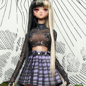 Long-sleeve Mesh Blouse - e-girl Smart Doll, DD, SD13, and SD16 clothes