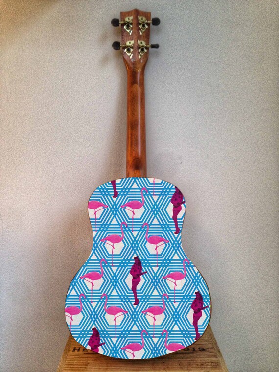 Ukulele sticker ukulele decal of vintage hula pinup girl Etsy