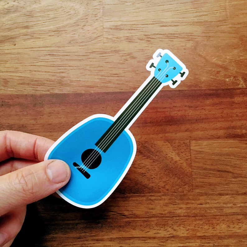 Ukulele Sticker Collection Selfadhesive Sticker Cute Etsy