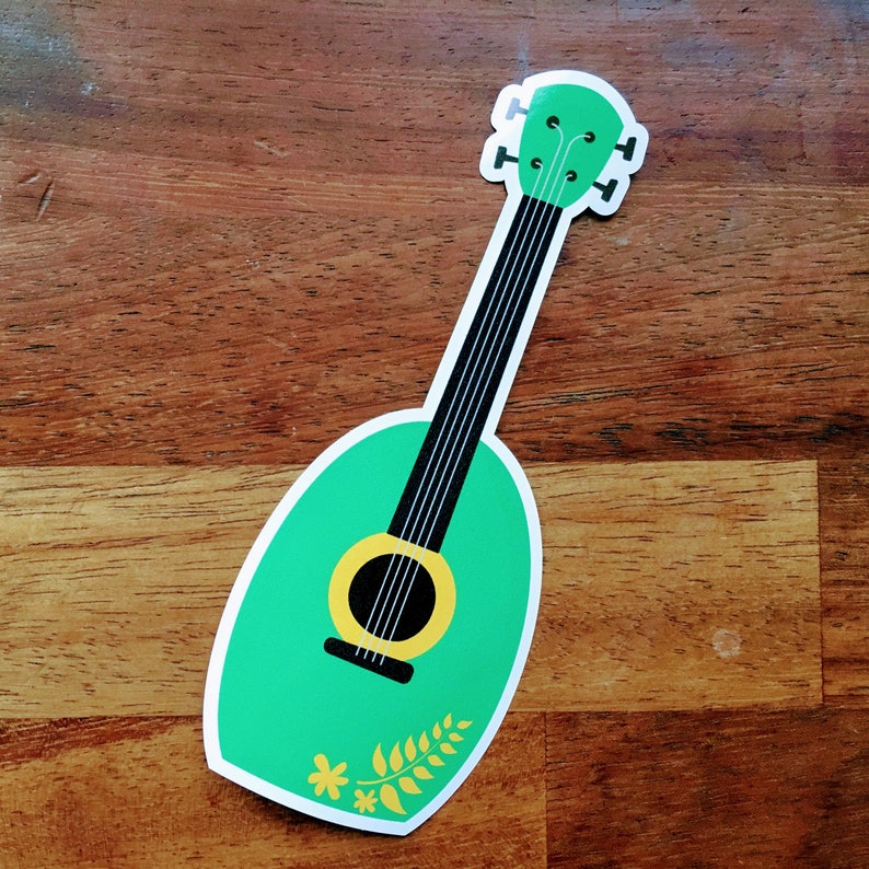Ukulele sticker. Vinyl sticker decal for outdoor or indoor Etsy
