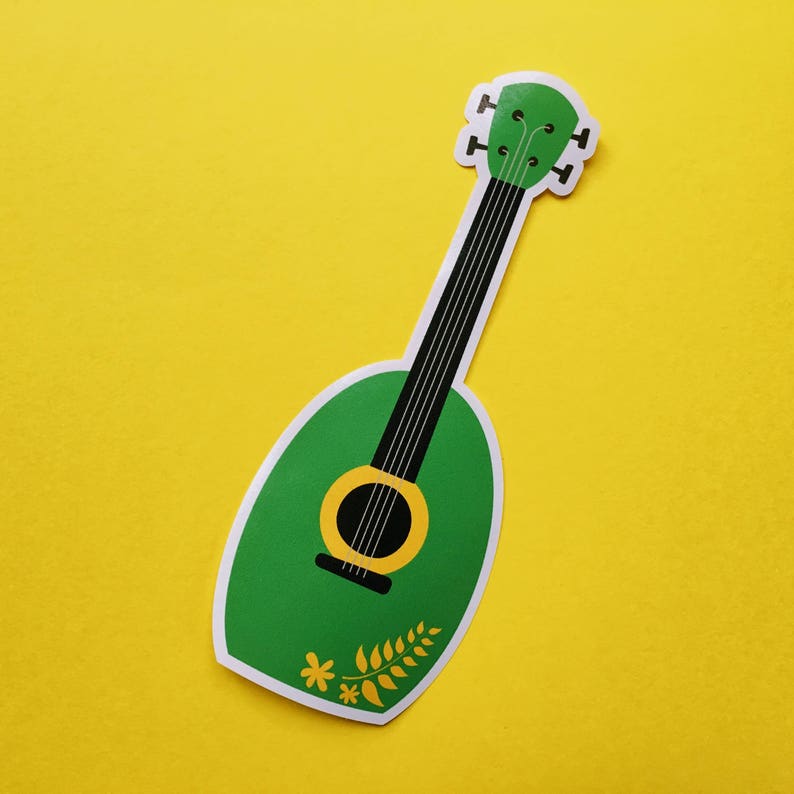 Ukulele sticker. Vinyl sticker decal for outdoor or indoor Etsy