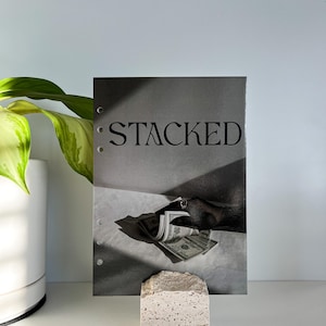 A5 Stacked Cash Stuffing Planner Dashboard Insert | Fits LV GM Large Agenda & A5 Filofax planners