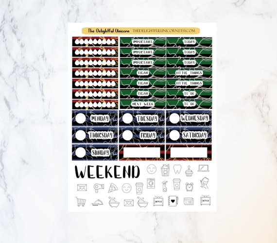 A La Carte Gnome Christmas Planner Sticker Kit Witch Planner Etsy