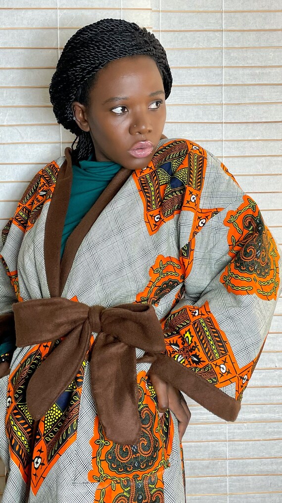 Poncho dressing shop gown